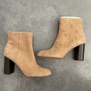 COPY - Banana Republic Nude Suede booties